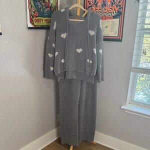 POL Fuzzy Gray Sweater